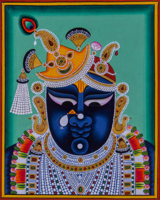 Shrinathji Face Green