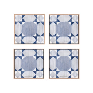 Tiles  (4 panels) (Framed)