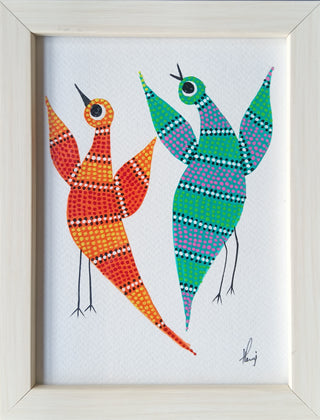 Two Birds - Framed